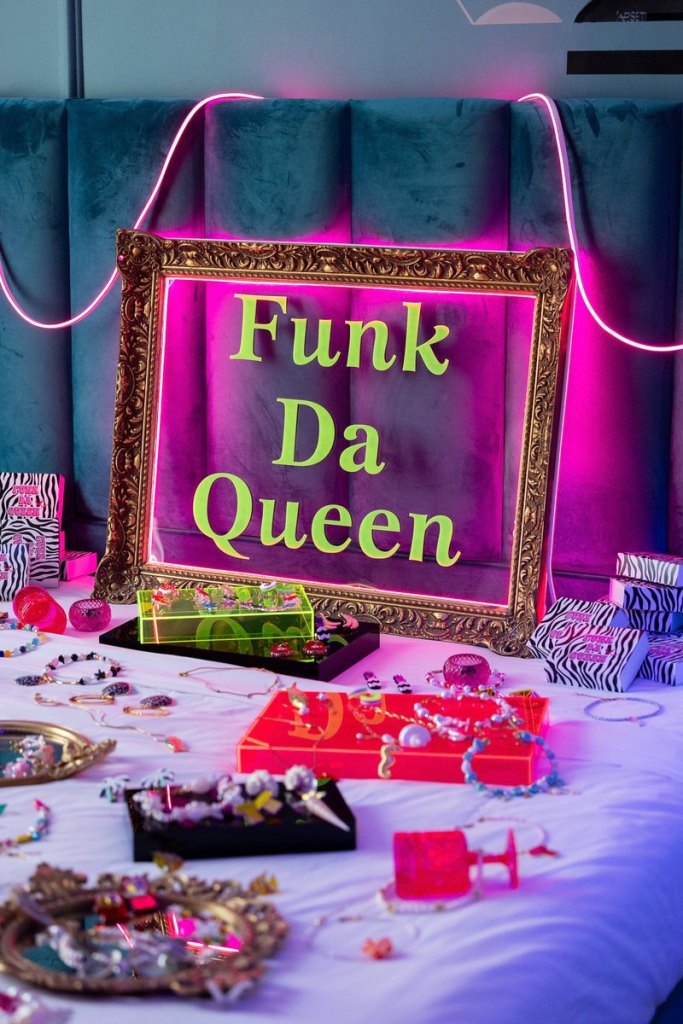 Funk Da Queen jewellery room at Fashion Room Service